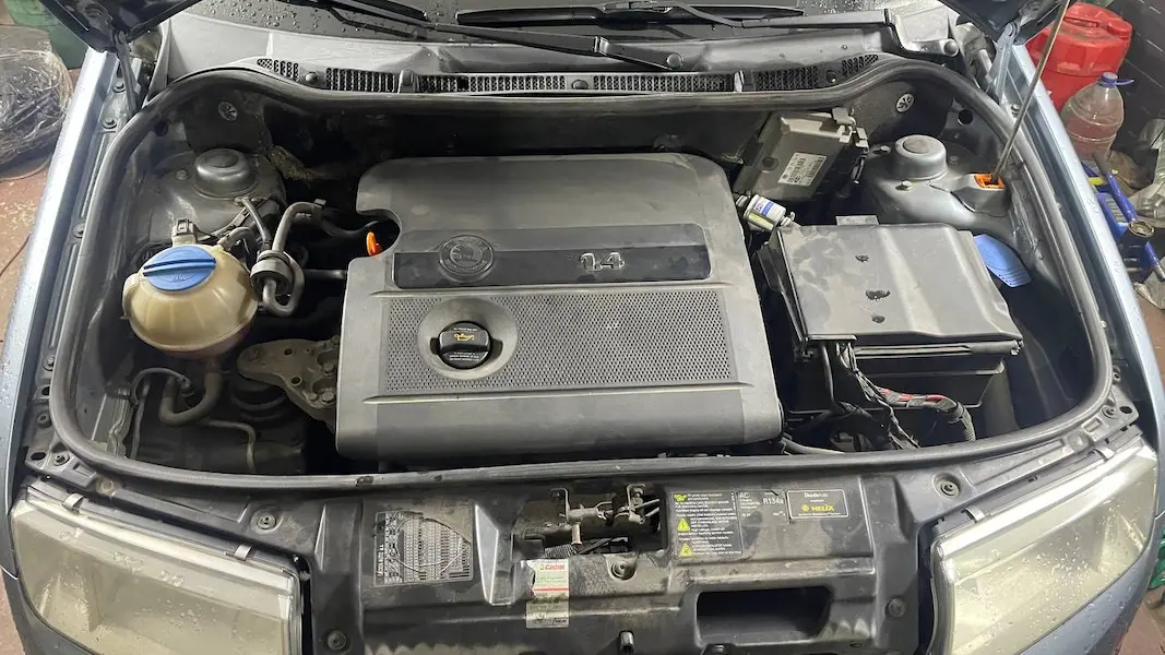 Встановлення ГБО на Skoda Fabia у Запоріжжі під капотом